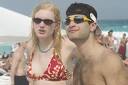 scope out the beach scene