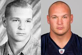 ... the biggest game of the year—Super Bowl XLVI on February 5, 2012! By Brett Singer. Brian Urlacher High School Yearbook Photo—Linebacker, Chicago Bears - brian-urlacher-split