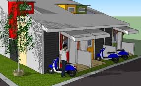 Rumah Petak dengan Tanah 7,5 x 10 m - Eramuslim