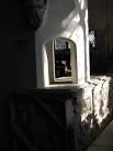 The church of St Nicholas - squint. View through one of the two squints - via Daymix