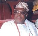 Seventieth Birthday For Bisi Akande print - Aremo-Olusegun-Osoba-former