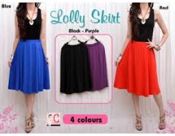 Belanja Baju Online Jual Midi Dress Wanita Lolly Murah Grosir