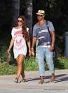 Shemar Moore topless at the beach with girlfriend -