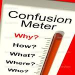 Confusion Meter Shows Indecision And Dilemma | Stock Photo ...