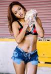 Karrueche Tran Gets Sudsy for The Hundreds Summer 2014 Issue