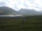 Loch an tachdaidh and the massive hulk of Aonach Buidhe from near Allt Coire - via Daymix