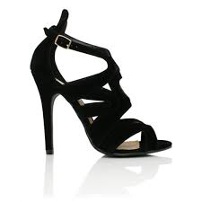 Black Suede Style Sandal Shoes | Buy Black Suede Style Sandal ...