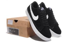 Women Nike Blazer Anti-Fur Low Prm Black White Shoes,Women S Nike ...
