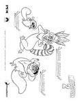 Lemur coloring page