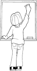 Writing coloring page