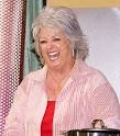 Paula Deen eats a burger...you