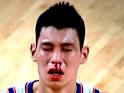 jeremy lin bleeding from the
