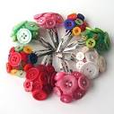 Button Barrettes | Arts, Crafts and Design Finds