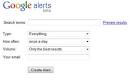 Google Alerts as a Content Source