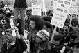 Jackson surrounded by marchers