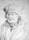 Albrecht Durer or Duerer "Portrait of Desiderius Erasmus (1469-1536) 1520" - portrait_of_desiderius_erasmus