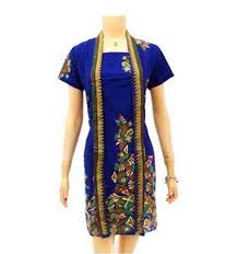 model baju batik wanita modern | We Heart It | dress, fashion, and ...