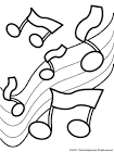 Music Note coloring page