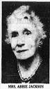 Abbie Watts Jackson (1869 - 1961) - Find A Grave Memorial - 89290053_133573676912