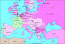Map - Europe on the Eve of the First World War