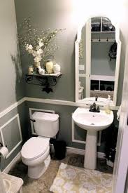 Half Bath Decor on Pinterest | Half Baths, Metallic Decor and Half ...