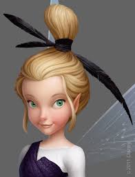 Close-up portrait of Glimmer from &#39;Pixie Hollow Games.&#39; Painting by Chris. I worked on &#39;PHG&#39; for the better part of a year before I moved onto &#39;Planes. - Disney-Pixie-Hollow-Games-Glimmer-Portrait-Chris-Oatley