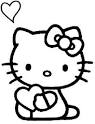 Hello Kitty Coloring coloring page