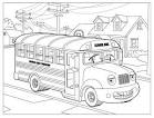 School Bus coloring page