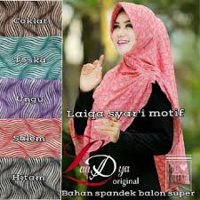 Jilbab Syari Laiqa Lebih Murah di Agen Jilbab Pashmina - Agen ...