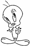 Tweety Bird coloring page