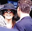 Mary Donaldson and Prince Fredrick at the 2002 Melbourne Cup. - marydonaldson,0