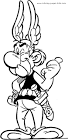 Asterix coloring page