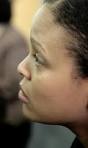 which Jesmyn is smiling.