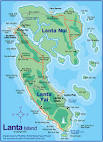 KOH LANTA Map - Amazing Lanta