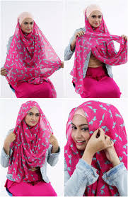 cara berhijab: Tutorial Memakai Hijab Pashmina yng Simple utk ...