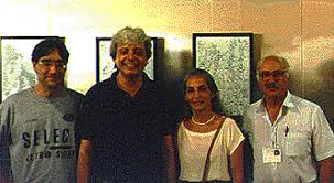 Luiz Velho, Nelson Mascarenhas, Lilia Hess e Giorgio Moscati - osquatro