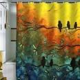 bird shower curtain | Shower curtains fabric Reviews | Shower ...