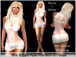 Second Life Marketplace - Marie White with MESH Dress combines ... - Marie%207%20White%20Pic7