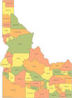 Map of Idaho