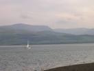 Looking across the Menai Strait from the shore at Beaumaris, Anglesey. - via Daymix