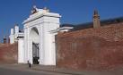 Old gate in Weevil Lane, - via Daymix