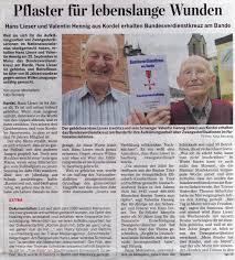 Bundesverdienstkreuz für Hans Lieser und Valentin Hennig ...