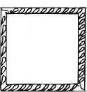 Square coloring page