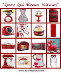 Retro Red Dream Kitchen | Adora Aprons Blog