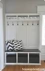 Built-In Mudroom Entryway System