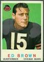 Ed Brown 1959 Topps football