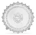 A LARGE GEORGE I
II SILVER SALV ...