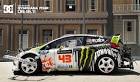 Ken Blocks Ford HFHV Fiesta stars in DCs Gymkhana 4