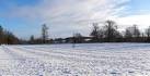 Low winter sun and snow on the ground help define the lines of old ridge and - via Daymix