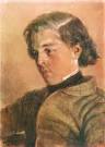 Adolph von Menzel: Portrait des Carl Johann Arnold, 1847; Farbige Kreiden ... - ref1